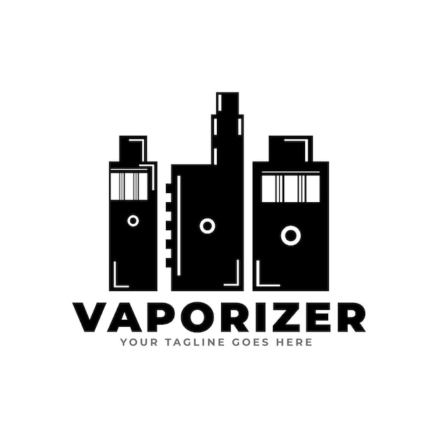 vaporizer logo icon vector template