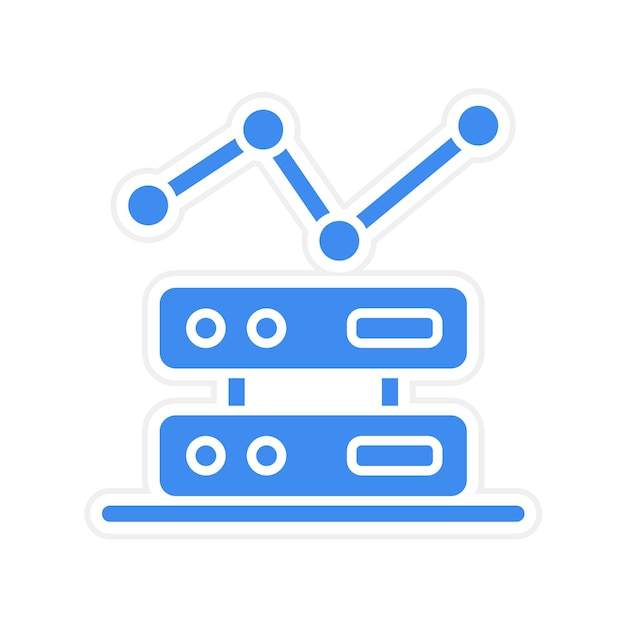 Variabiliteit icoon vector afbeelding Kan worden gebruikt voor Data Analytics