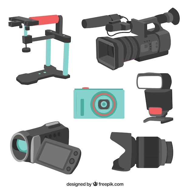 Variety of camera equipment
