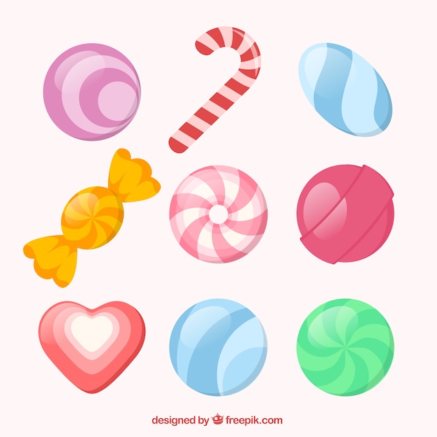 Vector variety of candies