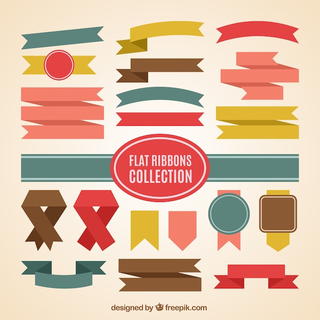 Vector variety of flat ribbons collection