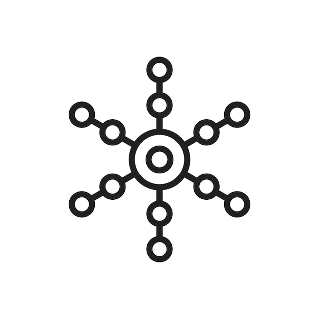 variety line icon isolated on white background