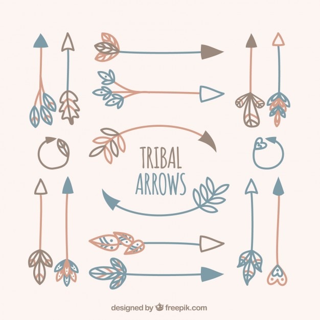 Vector variety of tribal arrows