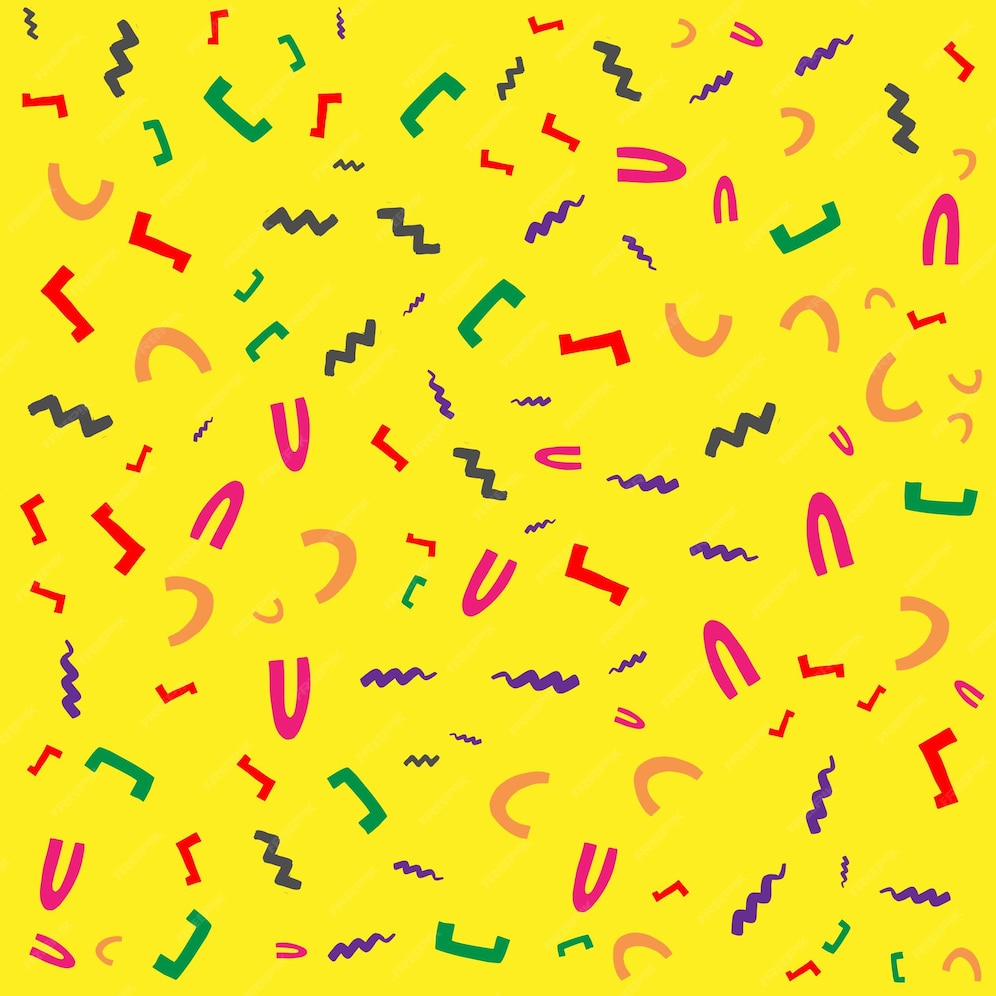 Premium Vector | Various abstract shapes and objects for pattern design