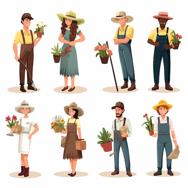 Various_agricultural_workers men_and_women