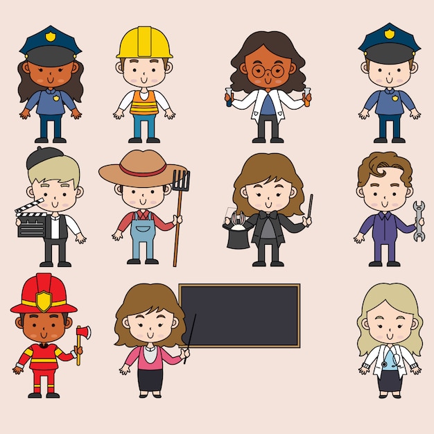 various careers and professions