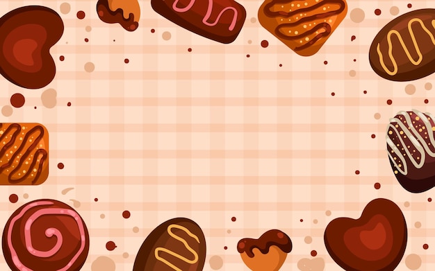 Various Chocolate Background