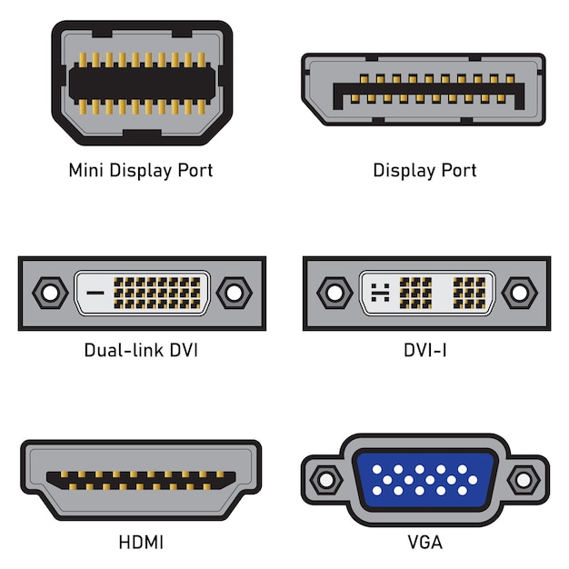 Vector various display port vectors