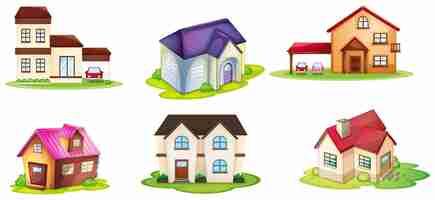 Vector various houses