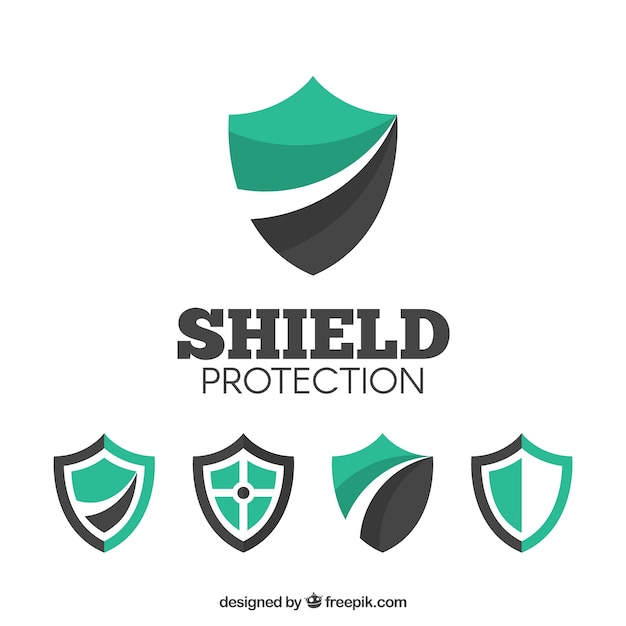 Various shield logos