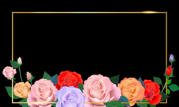 Various styles of roses for backgrounds cards and more