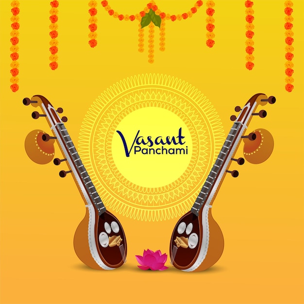 Vasant panchami met saraswati