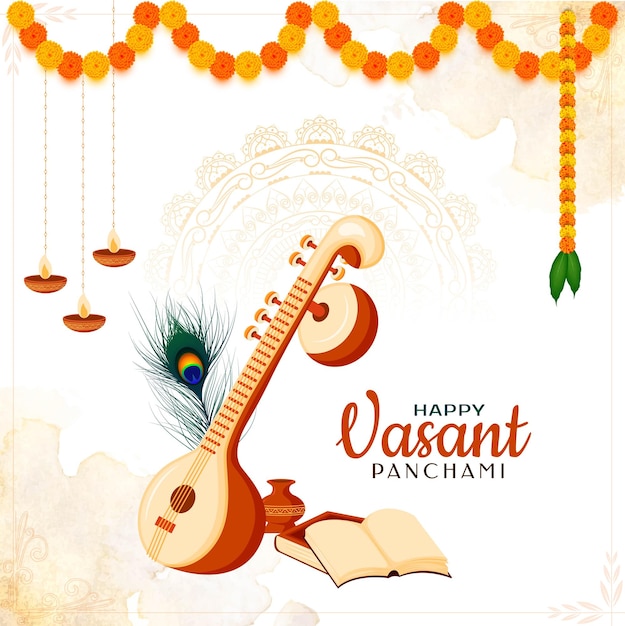 Vector vasant panchami