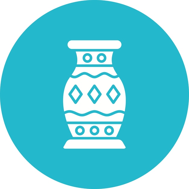 Vase icon vector image Can be used for History