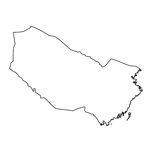 Vasterbotten 郡地図スウェーデン ベクトル図の州