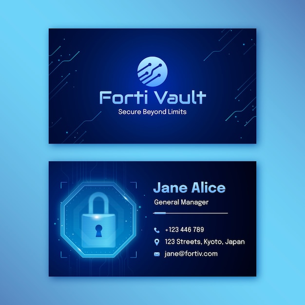 Vault business card