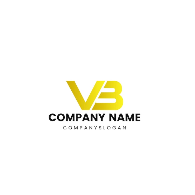 Vector vb initial logo