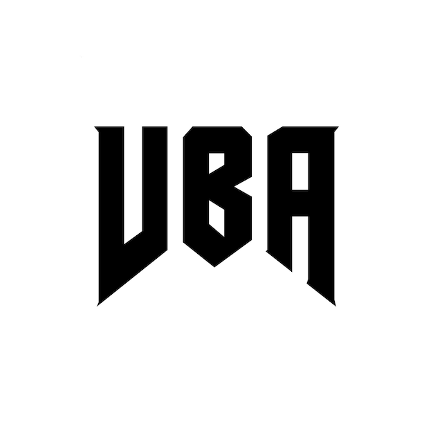 기술 회사에 대한 VBA 글자 로고 디자인 VBA 로고 디자인 검은색과 색 컬러 조합 VBA 로그 VBA 터 VBA 디자인 VBA 아이콘 VBA 알파 VBA 타이포그래피 로고 디자인