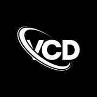 Vector vcd logo vcd letter vcd letter logo design initials vcd logo linked with circle and uppercase monogram logo vcd typography for technology business and real estate brand