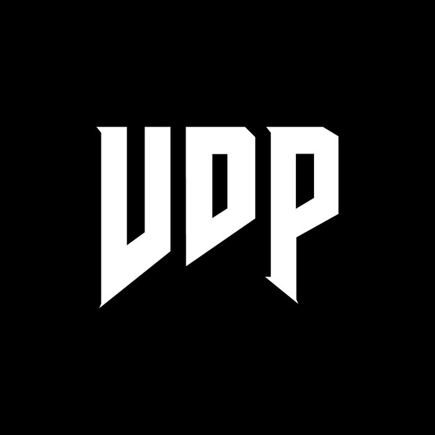 デザイン: VDP ブラック&ホワイト カラーコンビネーション VDP ベクトル VDP アイコン VDP アルファベット VDP タイポグラフィー