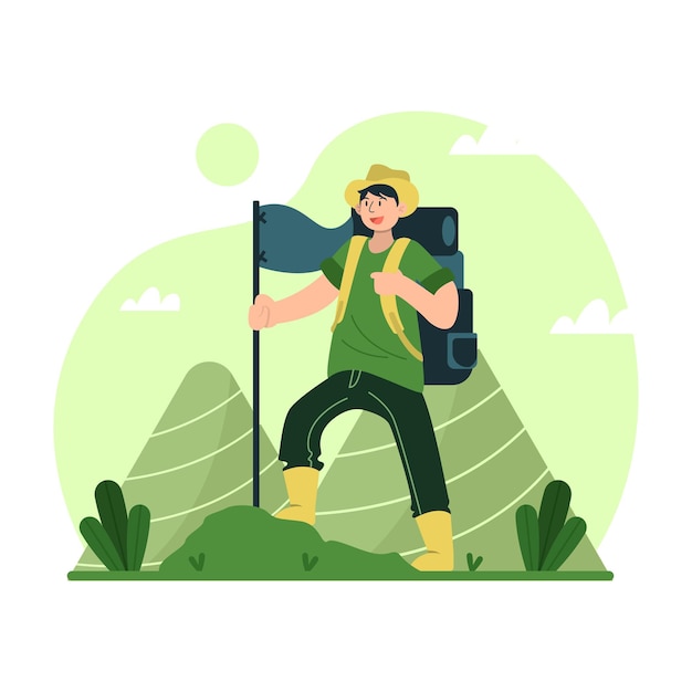 Vecteezy_Traveling_Иллюстрация, ориентированная на персонажей