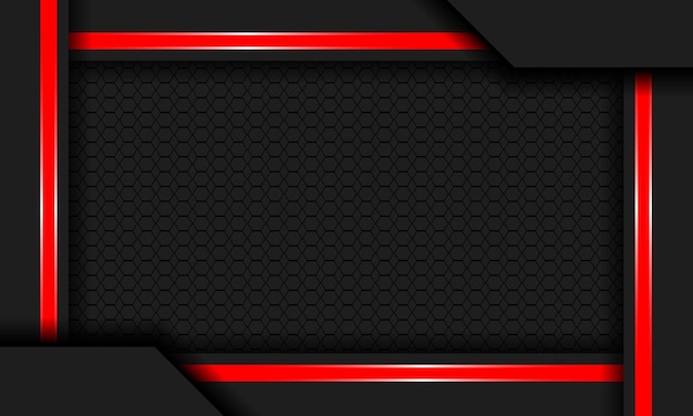 Vector 10 abstract modern attractive black and red background