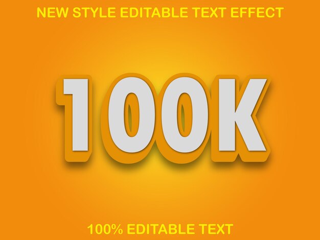 Vector 100k Teksteffect