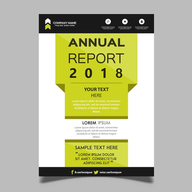 Vector vector 2018 annual report designs