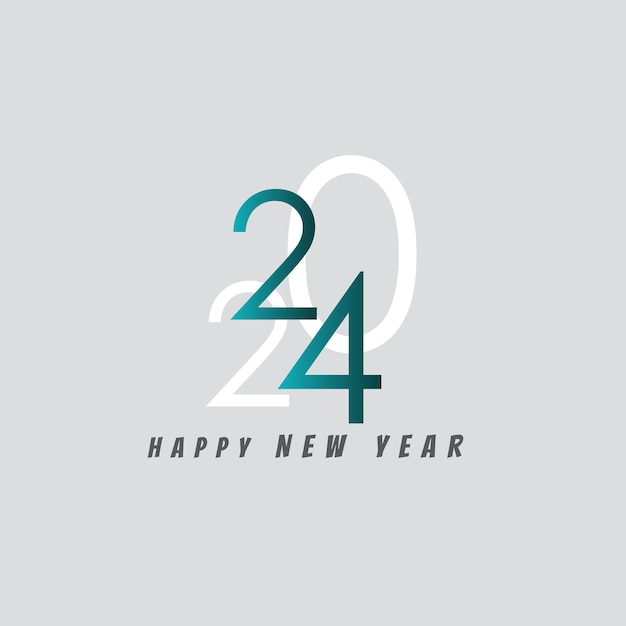 Vector vector 2024 happy new year design