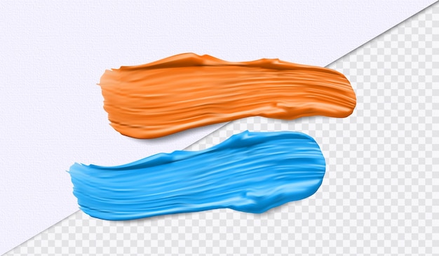 Vector 3D Brush Strokes