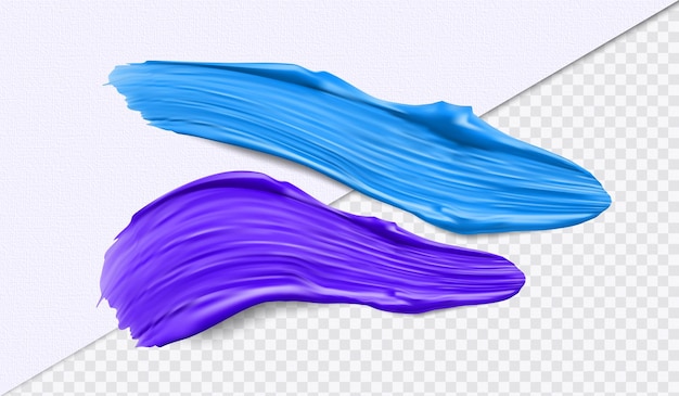 Vector 3D Penseelstreken
