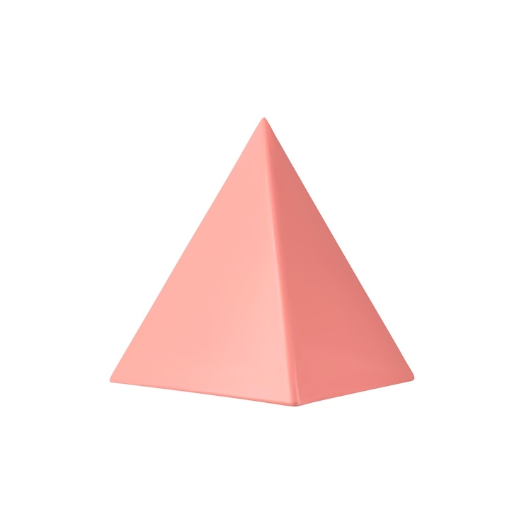 वेक्टर vector 3d pyramid realistic 3d object
