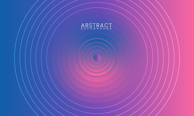 Vector 3d round Abstract Background With Circle Gradient Shapes