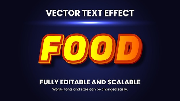 Vector 3D Text Effect Design