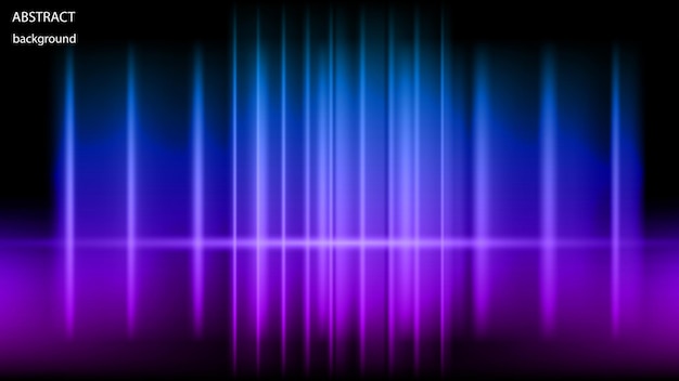 Vector abstract background of glowing neon rays. EPS 10