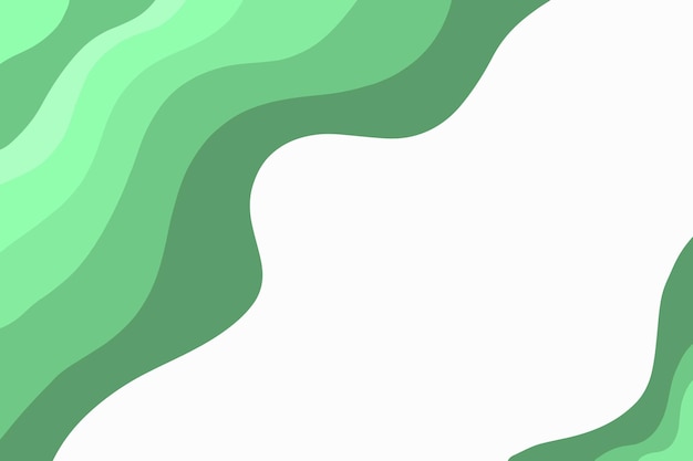 Векторный абстрактный фон Зеленый цвет фона с пустым пространством