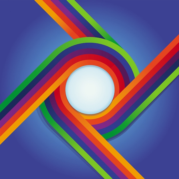 Vector sfondo astratto nei colori dell'arcobaleno