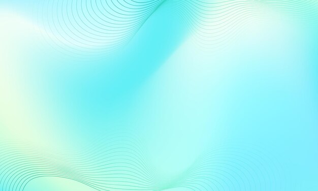 Vector abstract background with blue waves