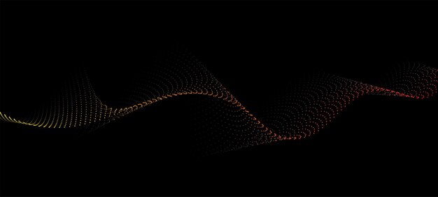 Vector vector abstract background with a colored dynamic waves