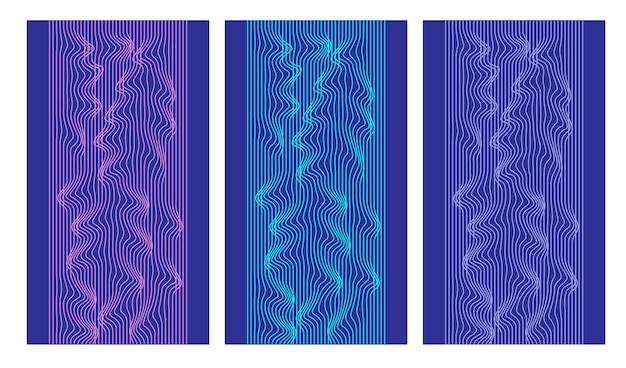 Векторный абстрактный фон с красочной линией динамических волн иллюстрация подходит для дизайна