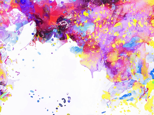 Vector vector abstract background with a colourful watercolour splatter design