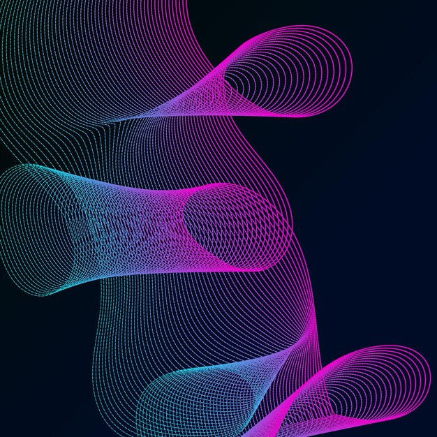 Vector, abstract background with lines, thin geometry