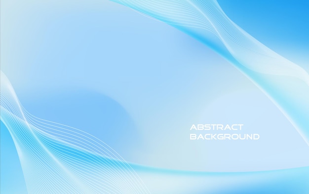 Vector abstract background with wave line style