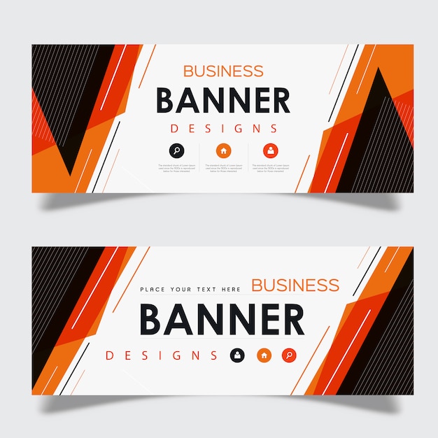 Vector Abstract Banner Template 