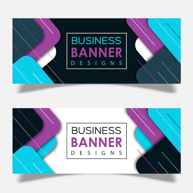 Vector vector abstract banner template