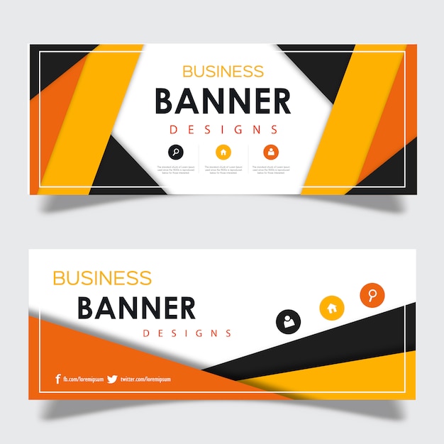 Vector Abstract Banner Template 