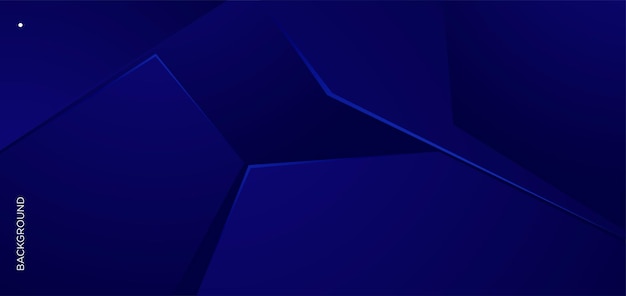 Fondo geometrico blu astratto di vettore