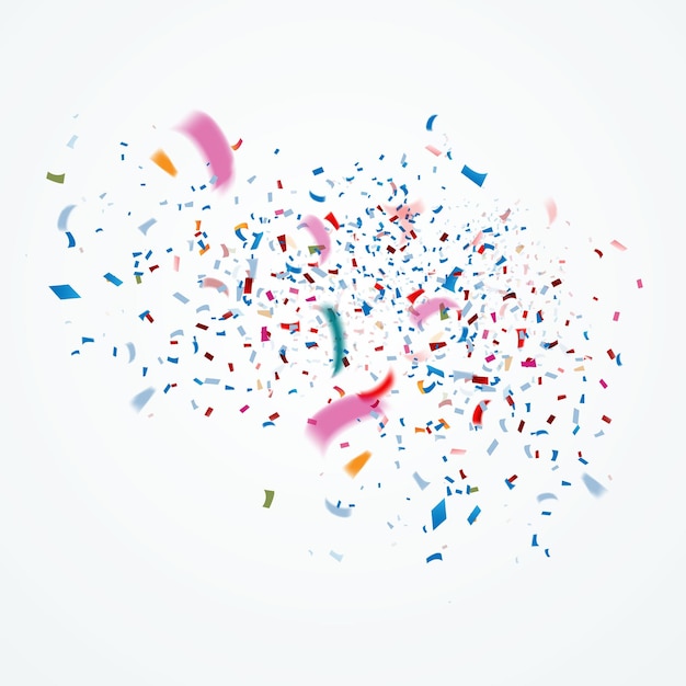 Vector abstract burstAbstract background Png color confetti