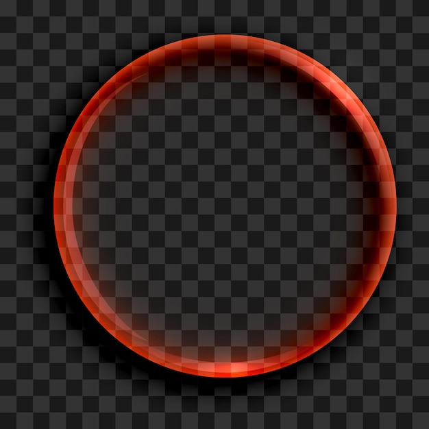 Vector abstract circle light red frame vector background