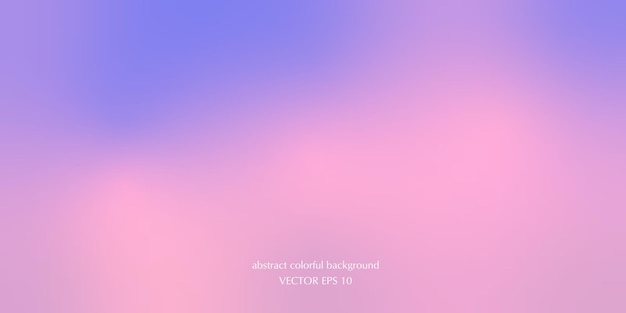 Vector abstract colorful background blurred gradient pastel colors palette for wallpaper Soft gradient in blue purple cyan and pink